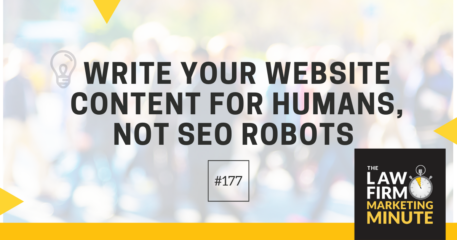 Write Your Website Content For Humans, Not SEO Robots – LFMM 177