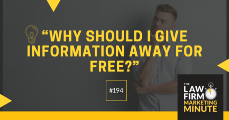 “Why Should I Give Information Away for Free?” – LFMM 194
