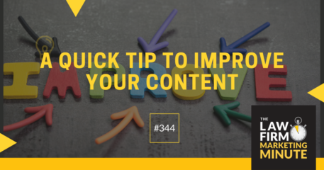 A Quick Tip to Improve Your Content – LFMM 344